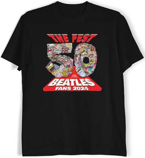 THE FEST 2024 BLACK TEE [9931] 24.00 Beatles Gifts and Products