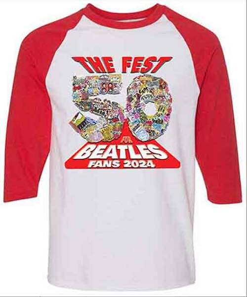 THE FEST 2024 RED/WHITE JERSEY [9932] 32.50 Beatles Gifts and