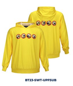 YELLOW SUB PORTHOLES LIGHTWEIGHT HOODIE