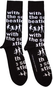 WITH THE BEATLES SILHOUETTES UNISEX SOCKS