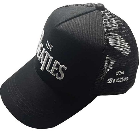 BEATLES LOGO W/MESH BACK HAT - Click Image to Close