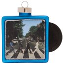 ABBEY ROAD ALBUM COVER GLASS ORNAMENT