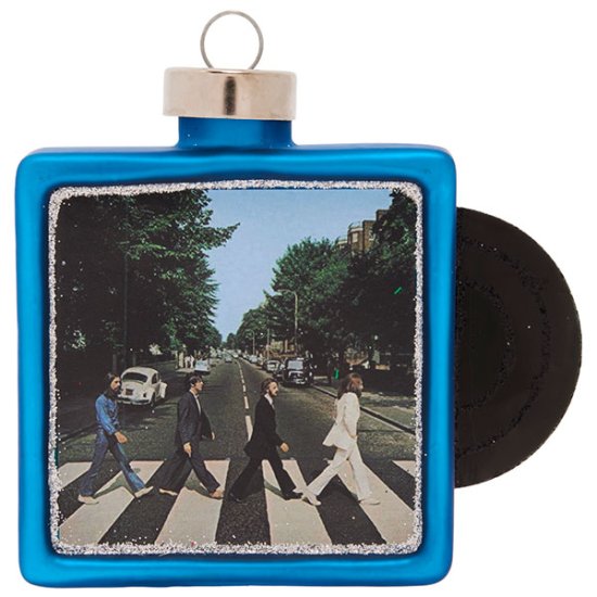 ABBEY ROAD ALBUM COVER GLASS ORNAMENT - Click Image to Close