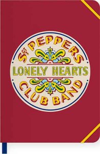 SGT PEPPER DRUM LOGO SOFT COVER NOTEBOOK