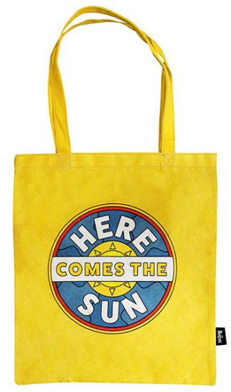 THE BEATLES HERE COMES THE SUN SHOPPER TOTE - Click Image to Close