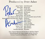 SIGNED COPIES - PRODUCED BY PETER ASHER - 2 CD SET