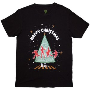 BEATLES HAPPY CHRISTMAS TREE TEE