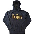 BEATLES GOLD LOGO NAVY HOODIE