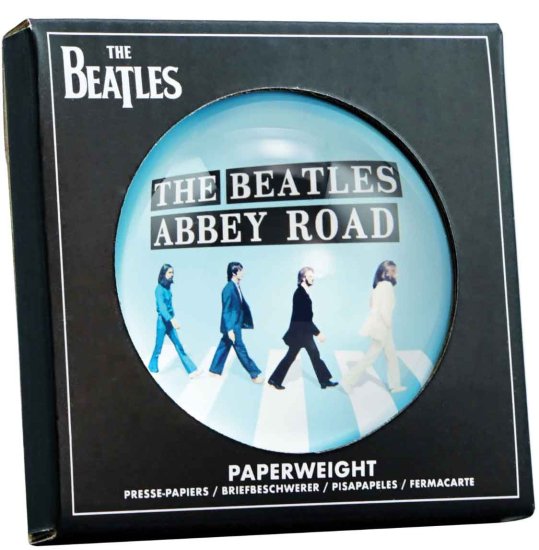ABBEY ROAD GLASS PAPERWEIGHT - Click Image to Close