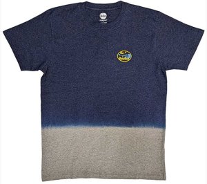 THE BEATLES LOGO W/GUITAR NAVY TEE