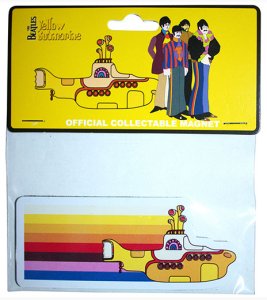 YELLOW SUBMARINE STRIPES FRIDGE MAGNET