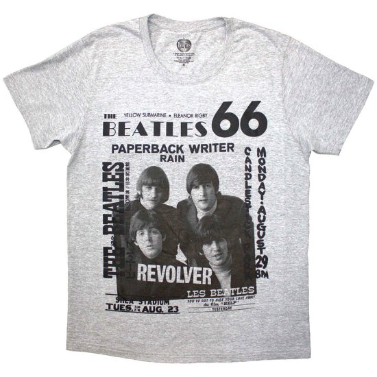 BEATLES 66 - GRAY T-SHIRT - Click Image to Close