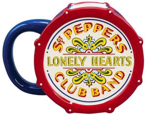 SGT PEPPER DRUM LOGO SHAPED 8.5 OZ. CERAMIC MUG