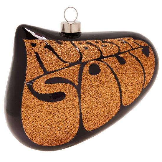 RUBBER SOUL LOGO GLASS ORNAMENT - Click Image to Close