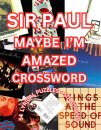 SIR PAUL MAYBE I'M AMAZED CROSSWORD PUZZLE BOOK