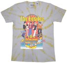 YELLOW SUBMARINE BAND DIP-DYED GREY TEE