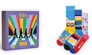 BEATLES ASSORTED 3-PACK BOXED GIFT SET "HAPPY SOCKS"