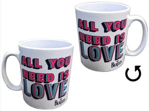 ALL YOU NEED IS LOVE 10 OZ. CERAMIC MUG