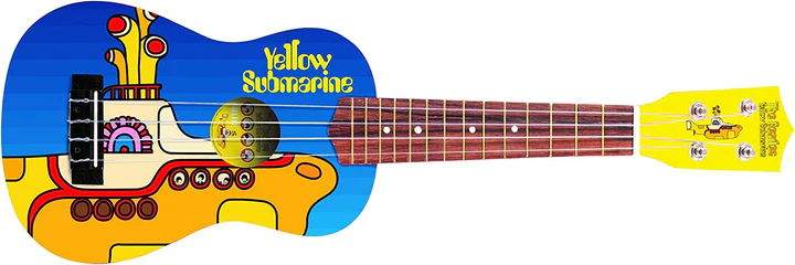 YELLOW SUBMARINE BLUE DESIGN SOPRANO UKULELE