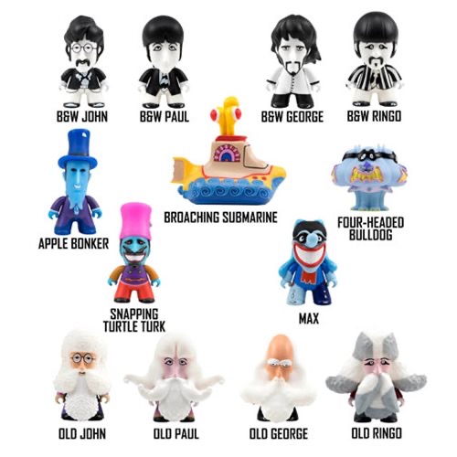 titan yellow submarine figures