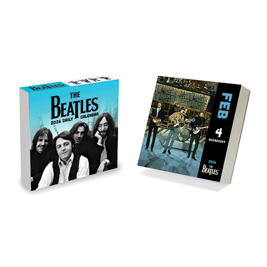 BEATLES 2026 DAILY DESKTOP CALENDAR - Last One (image for) BEATLES 2026 DAILY DESKTOP CALENDAR - Last One