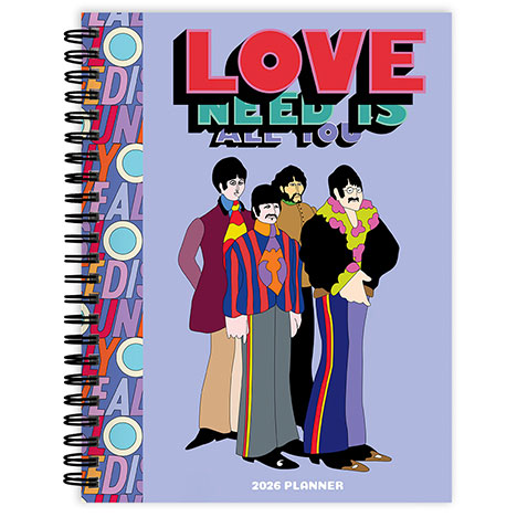 ALL YOU NEED IS LOVE 2026 WEEKLY/MONTHLY PLANNER (image for) ALL YOU NEED IS LOVE 2026 WEEKLY/MONTHLY PLANNER