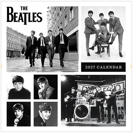 BEATLES IN BLACK & WHITE 2027 WALL CALENDAR (image for) BEATLES IN BLACK & WHITE 2027 WALL CALENDAR
