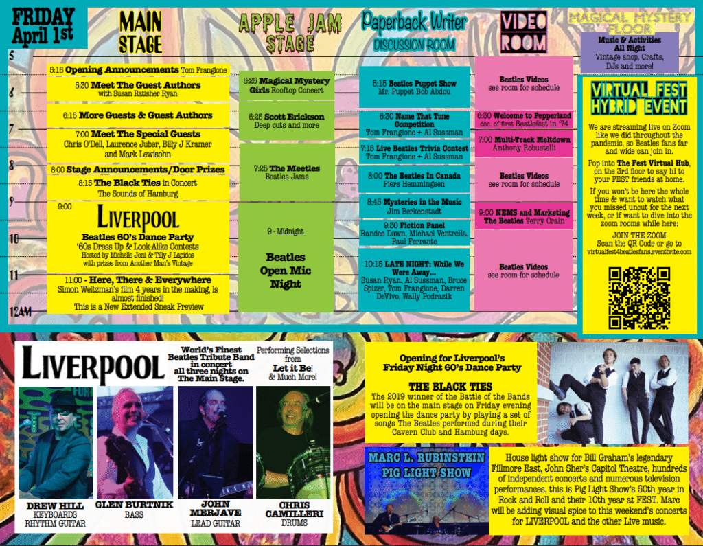 2022 NY Metro Fest Schedule of Events The Fest for Beatles Fans